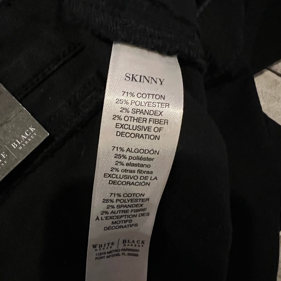 BNWT White House Black Market Skinny Jeans Women’s size 12 - Picture 4 of 5